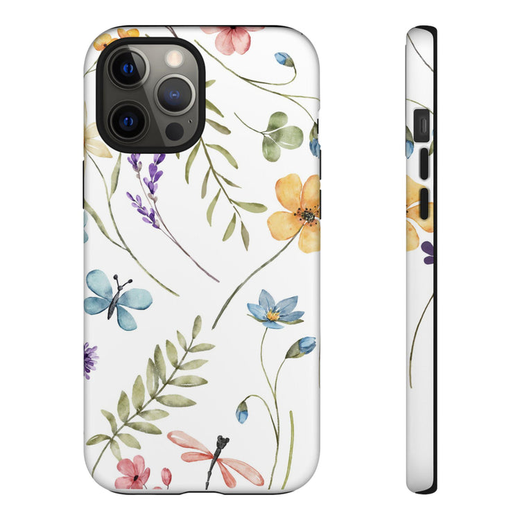 Floral Phone Cases, Pretty Flower Tough Cases, Personalized Iphone Android Covers, Gift for Her, Bloom Design