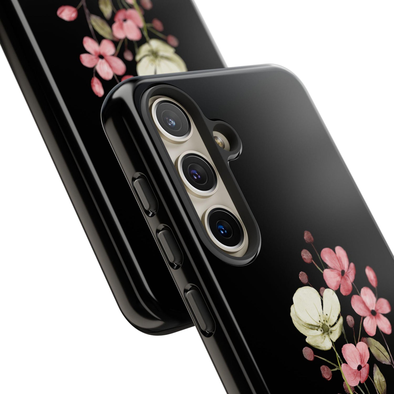 Floral all over pattern phone tough case,android and apple pretty flower design protective strong designer style phone cover