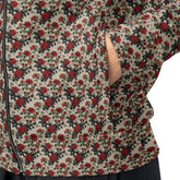 Unisex All-Over Print Rose Pattern Track Jacket - Stylish Casual Wear for All Occasions