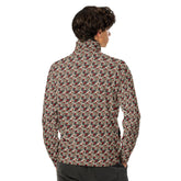 Unisex All-Over Print Rose Pattern Track Jacket - Stylish Casual Wear for All Occasions