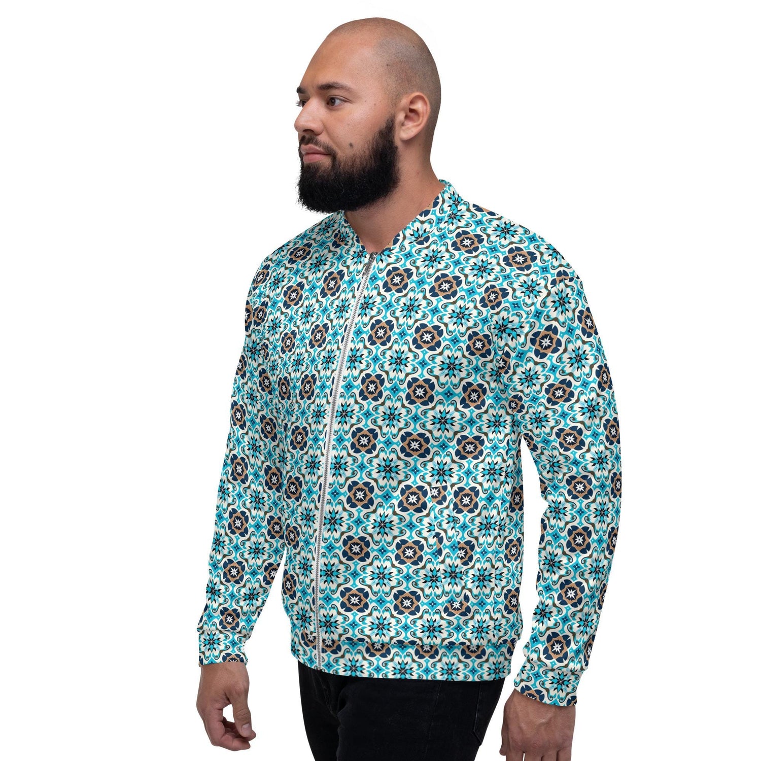 Vibrant Color All-Over Pattern Print - Casual Stylish Attire for Everyday Wear & Date Nights