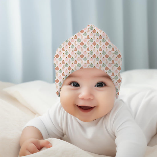 Festive Baby Beanie - Adorable Holiday Infant Hat, Christmas Gift, Newborn Hat, Cozy Winter Beanie, Cute Baby Accessory