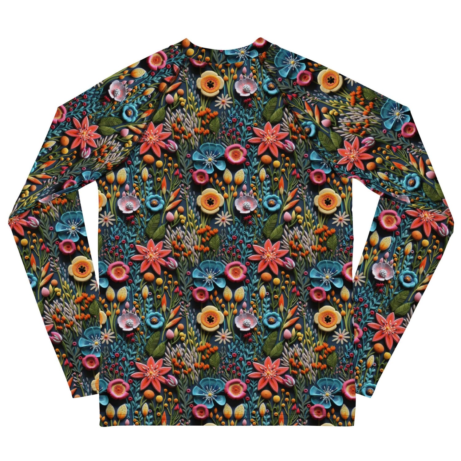 Youth Colorful Stylish Rash Guard - Vibrant Protection for Active Kids!&quot;