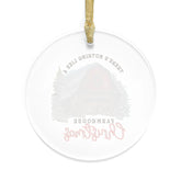 Acrylic Ornaments, Farmhouse Decorations, Tree Ornaments, Xmas ornaments, Country Xmas, Xmas Barn, Holiday Decor, Room Decor - Rustic The Aurora Touch