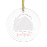 Acrylic Ornaments, Farmhouse Decorations, Tree Ornaments, Xmas ornaments, Country Xmas, Xmas Barn, Holiday Decor, Room Decor - Rustic