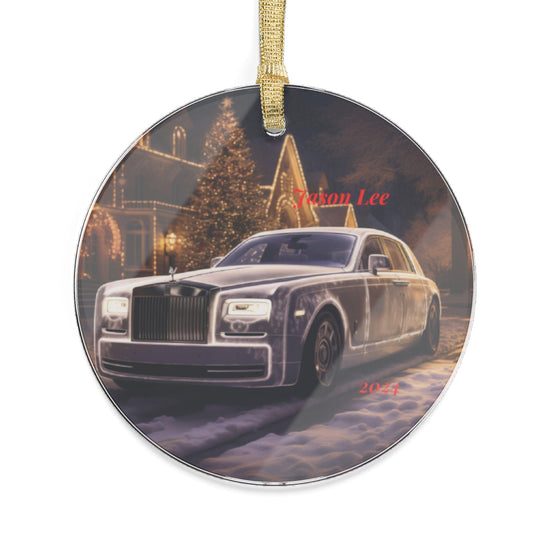Personalized Acrylic Ornaments with Car Design, Custom Holiday Decorations, Unique Christmas Gifts, Car Lovers Keepsake, 2024 Holiday Decor