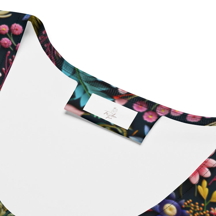 Floral Pattern Sublimation Cut & Sew Tank Top - Custom Female Apparel