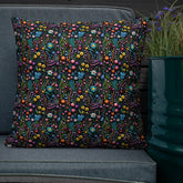 Premium Floral All-Over Print Throw Pillow - Soft Couch & Bed Cushion for Cozy Decor