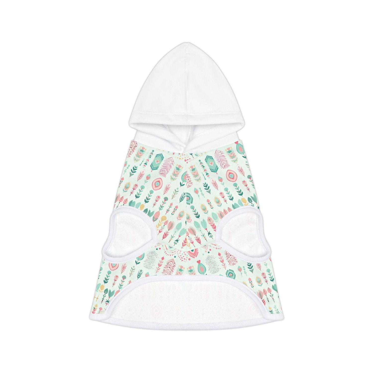 Boho Floral Pet Hoodie | Cozy Dog Sweater, Trendy Cat Apparel, Dog Lovers Gift, Cute Pet Fashion, Pet Costume for Every Occasion