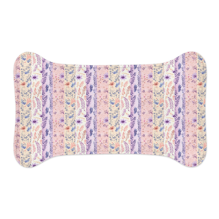 Floral Pet Feeding Mats for Stylish Dining, Dog Dish Mat, Kitty Bowl Mat, Non-Slip Animal Feeding Pad, Pet Decor Gift