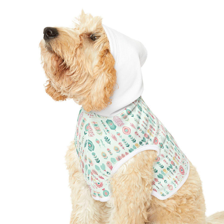 Boho Floral Pet Hoodie | Cozy Dog Sweater, Trendy Cat Apparel, Dog Lovers Gift, Cute Pet Fashion, Pet Costume for Every Occasion