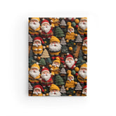 Festive Santa Journal - Perfect for Holiday Planning, Gift Lists, Christmas Memories, Journal Your Thoughts, Holiday Decor The Aurora Touch