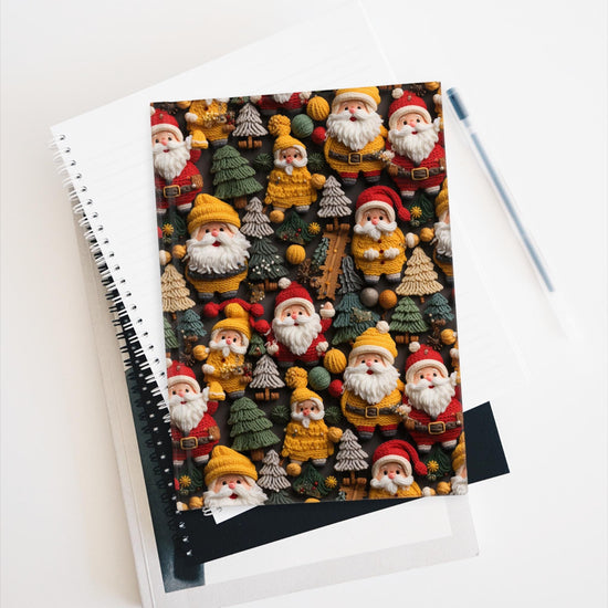 Festive Santa Journal - Perfect for Holiday Planning, Gift Lists, Christmas Memories, Journal Your Thoughts, Holiday Decor