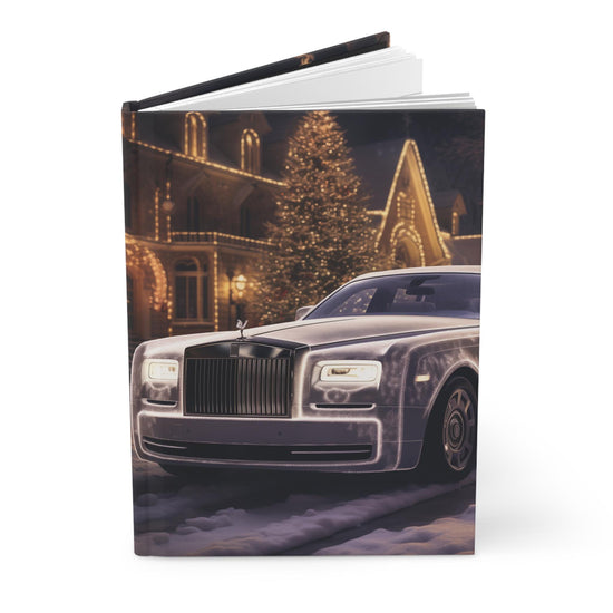 Luxury Hardcover Journal Matte - Rolls Royce Designer Notebook, Daily Journal, Diary, Holiday Gift, School, Hardcover Notebooks