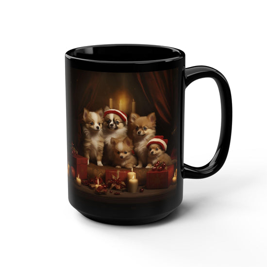 Chihuahua Holiday Mug, 15oz, Chihuahua design, Puppy Portrait, Dog Lover, Coffee Mug, Xmas gift, Personalized gift, Gift for Aunt