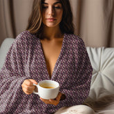 Cozy Velveteen Plush Blanket - Soft Floral Throw for Home, Decor, Gift, Nursery, Cozy Evenings