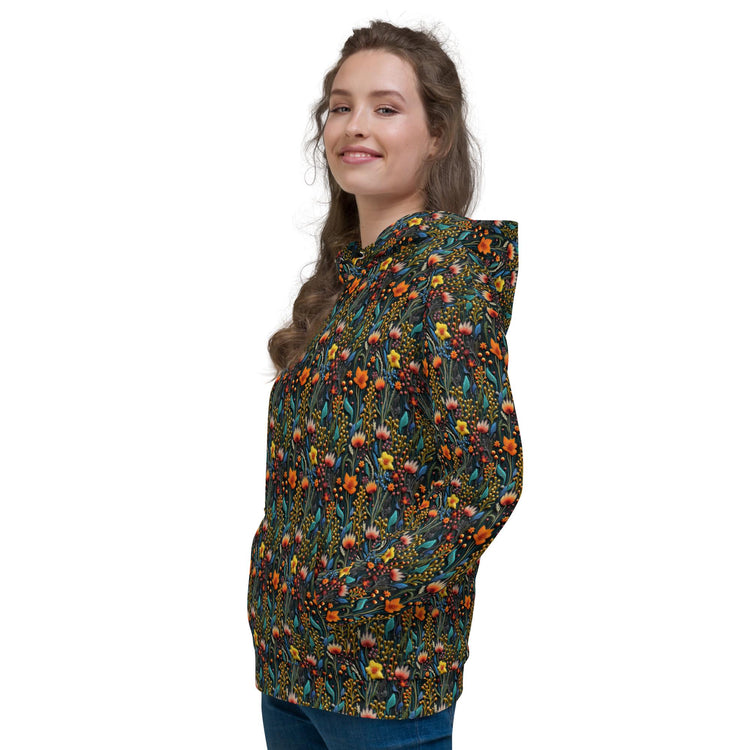 Ultra Comfy All Over Print Hoodie - Chic & Stylish Women&