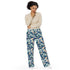 Chinoiserie Delight: Unisex Wide-Leg Relaxed Style Pants – All-Over Print