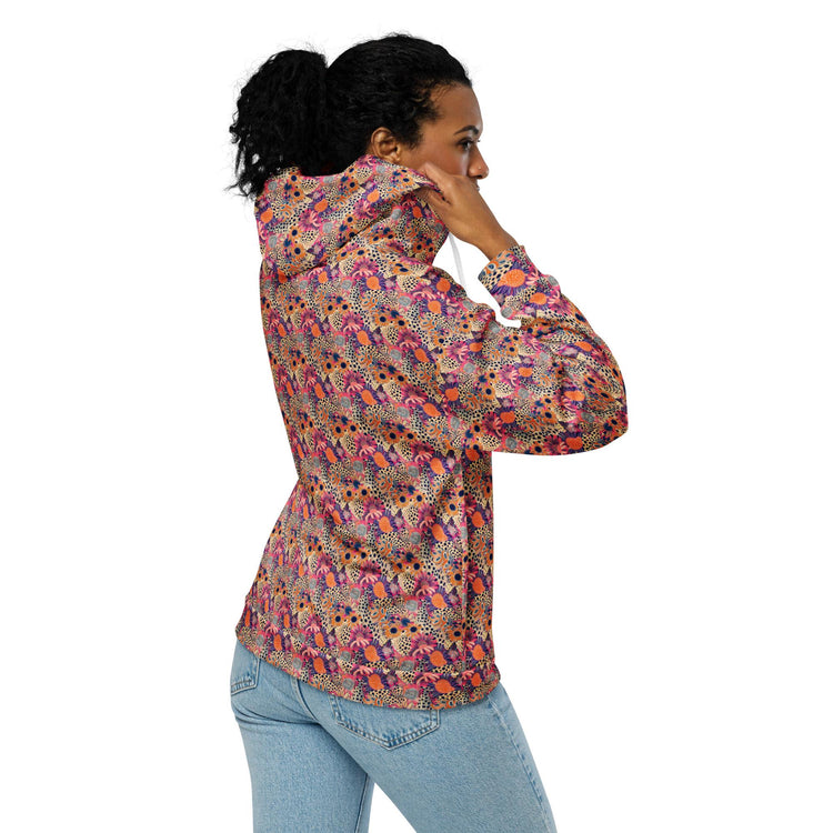 Color Burst: Unisex Vibrant All Over Print Zip Hoodie