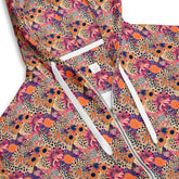 Color Burst: Unisex Vibrant All Over Print Zip Hoodie