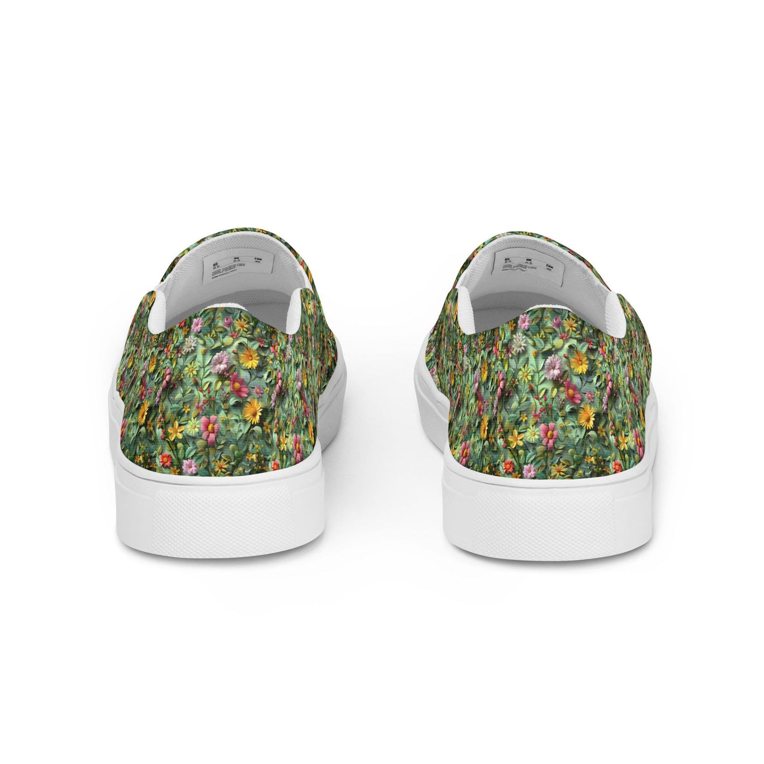 Stylish All Over Print Vibrant Women’s Slip-On Canvas Shoes - Unique Artistic Footwear for Every Occasion