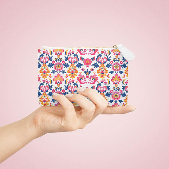 Colorful Floral Mini Clutch Bag - Perfect for Parties, Travel, Gifts, Makeup Organizer, and Festivals