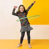 Youth Colorful Stylish Rash Guard - Vibrant Protection for Active Kids!&quot;