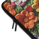 Floral 3D Embroidered Laptop Sleeve, Stylish Tech Case, Laptop Bag, Gift for Her, Cute Computer Sleeve, Spring Accessories