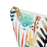 Floral Accessory Pouch - Nature-Inspired Makeup Bag, Travel Organizer, Gift for Her, Summer Vibes, Floral Print, Boho Style