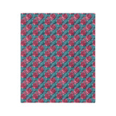 Floral Rose Microfiber Blanket, Cozy Throw, Soft Home Decor, Perfect Gift for Birthdays, Weddings, and Anniversaries