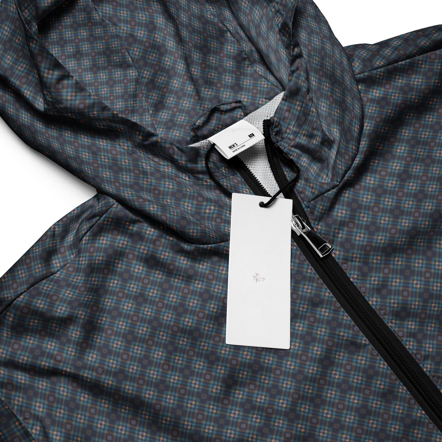 Men’s Geometric Windbreaker Jacket – Casual & Stylish Lightweight Jacket for All Seasons