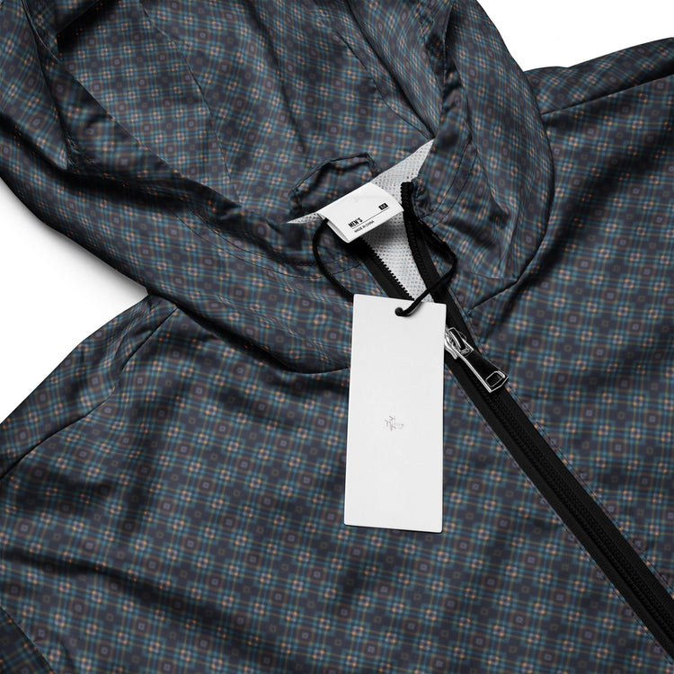 Men’s Geometric Windbreaker Jacket – Casual & Stylish Lightweight Jacket for All Seasons