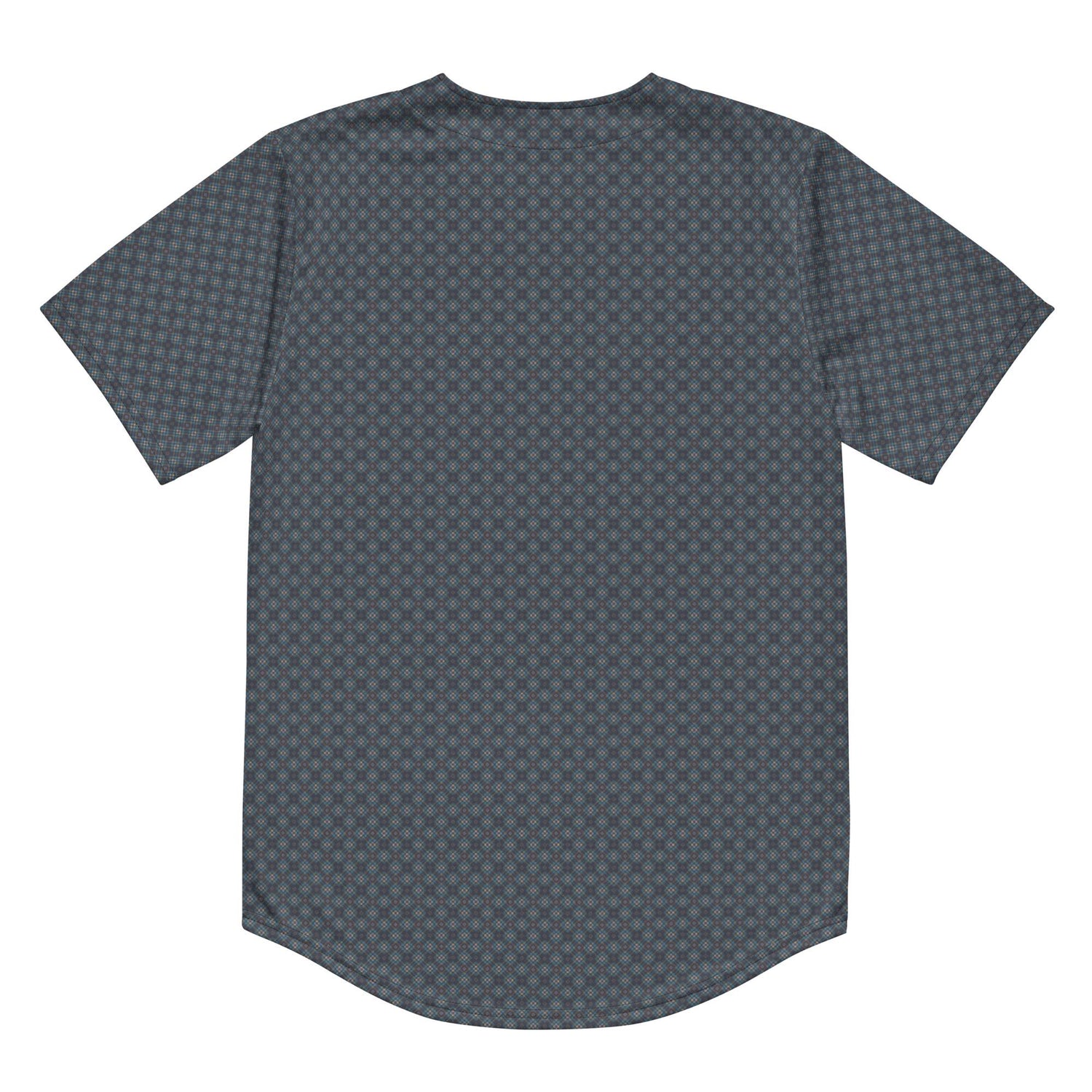 Men’s Geometrical Recycled Baseball Jersey – Eco-Friendly Athletic Wear with Relaxing Casual Stylish Design