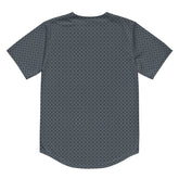 Men’s Geometrical Recycled Baseball Jersey – Eco-Friendly Athletic Wear with Relaxing Casual Stylish Design