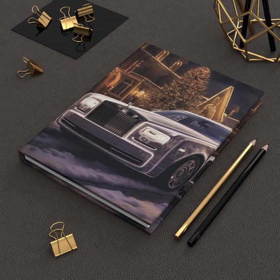 Luxury Hardcover Journal Matte - Rolls Royce Designer Notebook, Daily Journal, Diary, Holiday Gift, School, Hardcover Notebooks