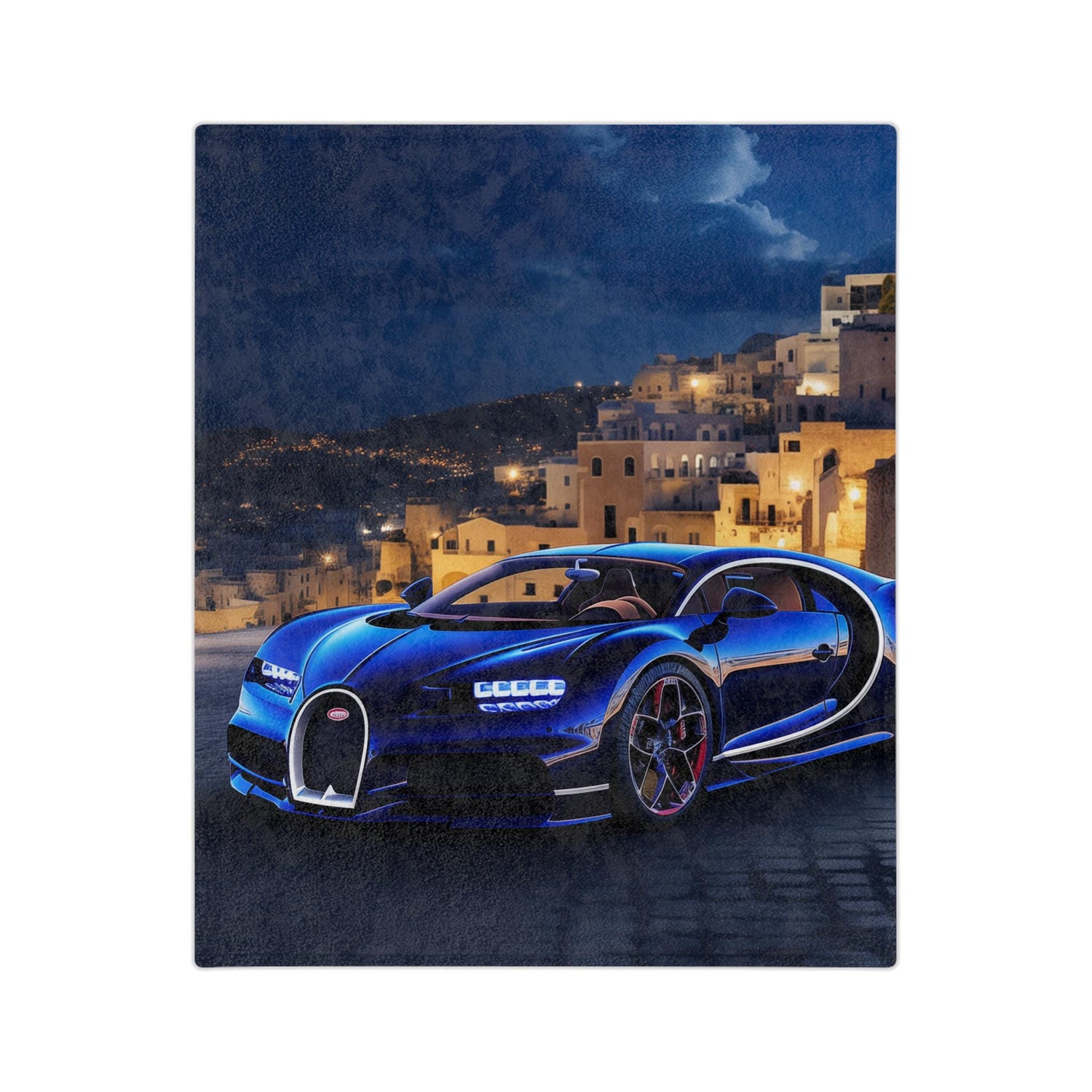 Luxury Velveteen Microfiber Blanket for Car Enthusiasts, Cozy Home Decor, Perfect Gift for Birthdays, Father&