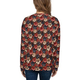 Bright Floral All-Over Pattern Sweatshirt for Women – Vibrant & Cozy Floral Sweatshirt for Every Season
