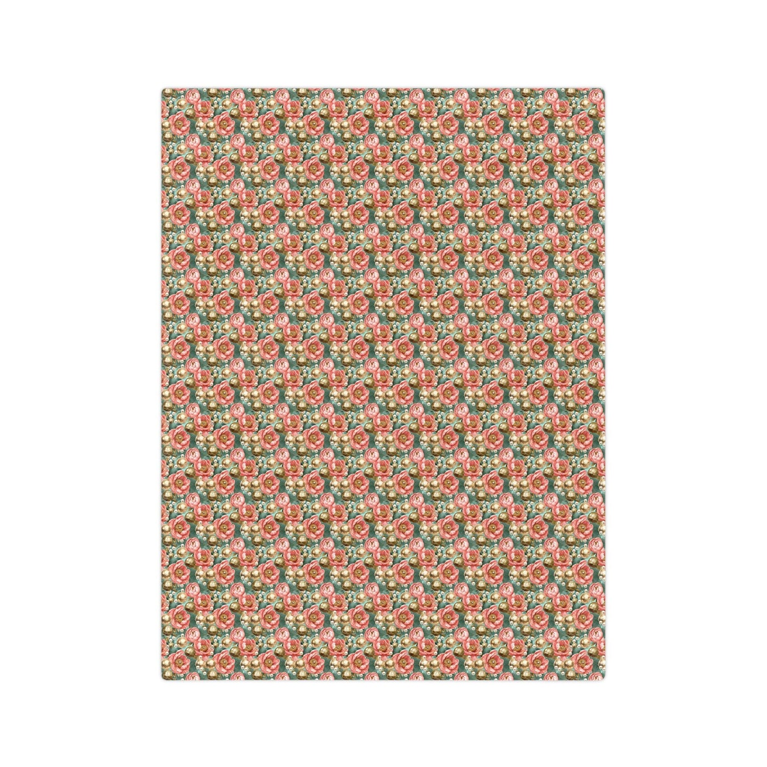 Cozy Floral Velveteen Microfiber Blanket, Soft Throw for Home Decor, Perfect Gift for Birthdays, Weddings, and Holidays, Bedspread, Picnic