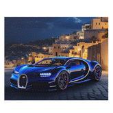 Luxury Sports Car Puzzle, Perfect Gift for Car Enthusiasts, Family Game Night, 120-500 Piece Jigsaw, Home Decor, Challenges & Fun, Bugatti