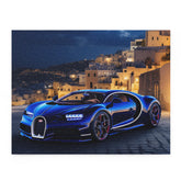 Luxury Sports Car Puzzle, Perfect Gift for Car Enthusiasts, Family Game Night, 120-500 Piece Jigsaw, Home Decor, Challenges & Fun, Bugatti