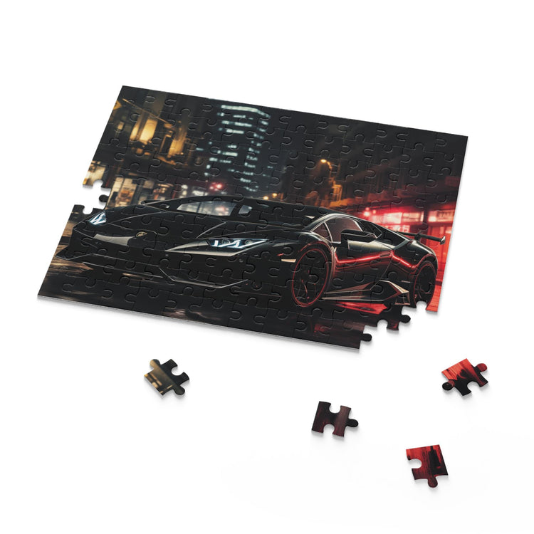 Luxury Sports Car Puzzle, Ideal Gift for Enthusiasts, 120-500 Piece Options, Perfect for Game Night, Auto Lovers, Home Decor, Lamborghini