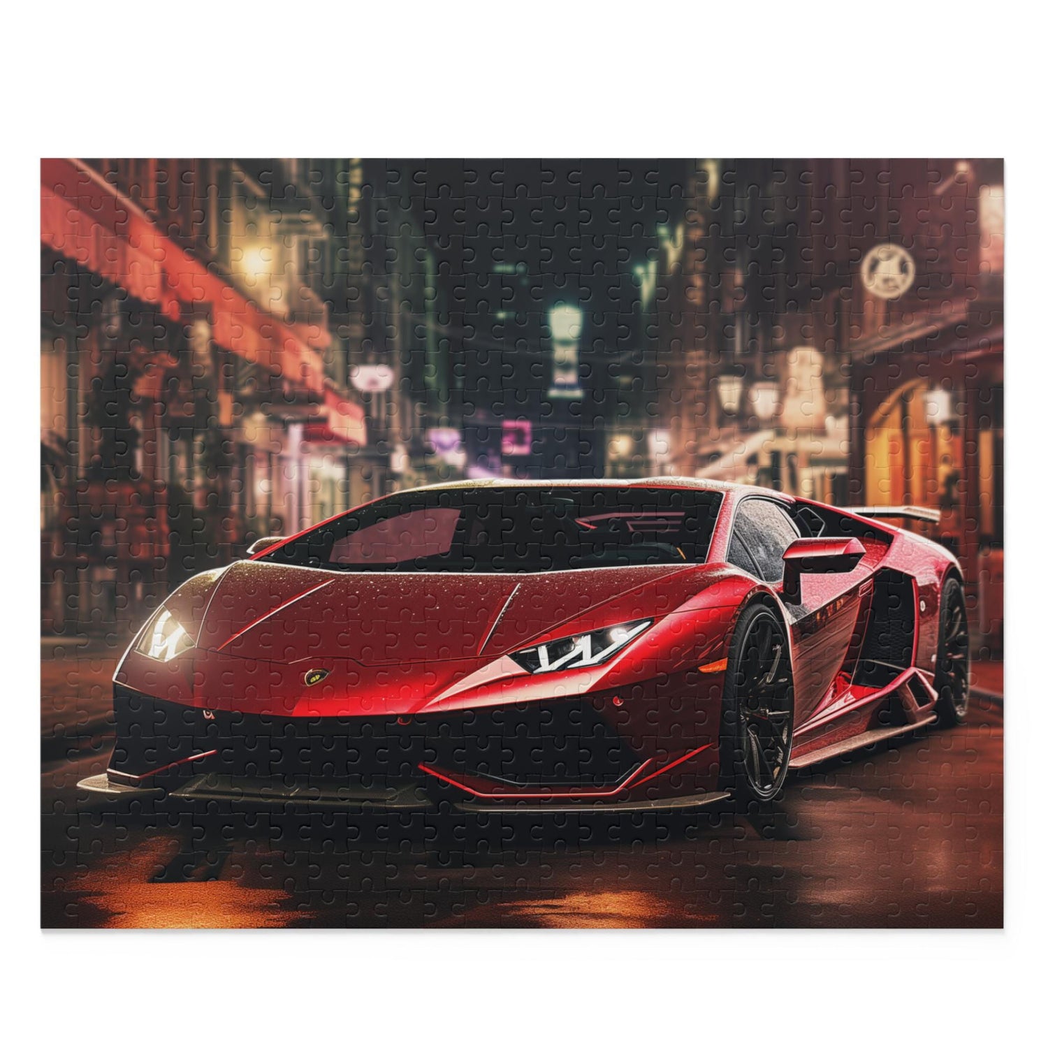 Lamborghini Puzzle (120, 252, 500-Piece) - Car Lover Gift, Automotive Decor, Family Game Night, Unique Wall Art, Birthday Present