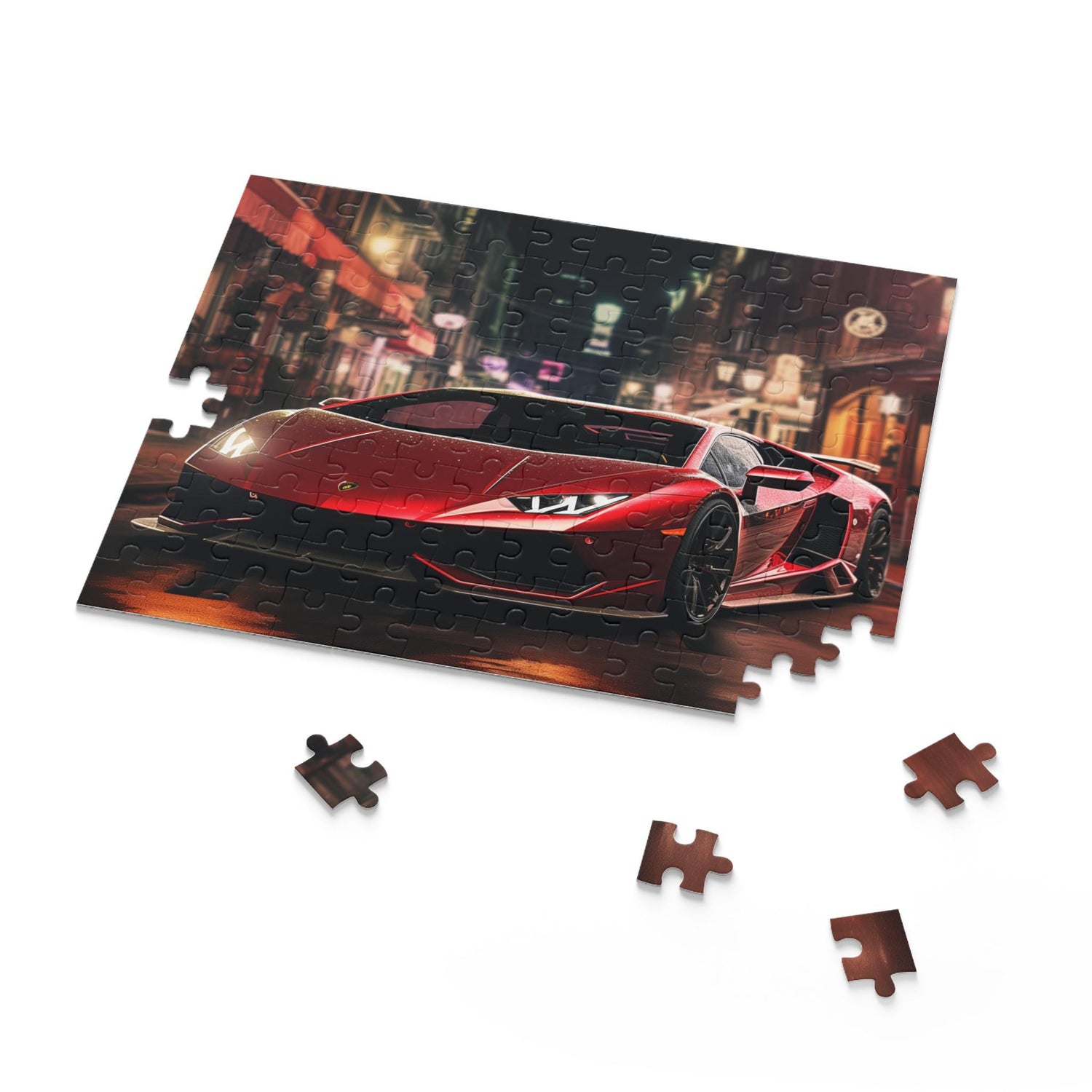 Lamborghini Puzzle (120, 252, 500-Piece) - Car Lover Gift, Automotive Decor, Family Game Night, Unique Wall Art, Birthday Present
