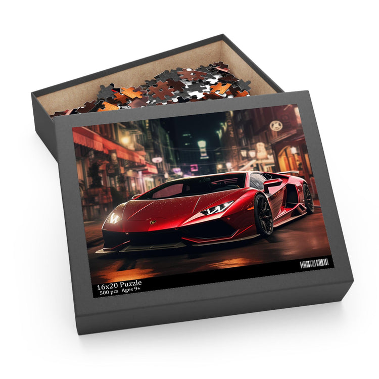 Lamborghini Puzzle (120, 252, 500-Piece) - Car Lover Gift, Automotive Decor, Family Game Night, Unique Wall Art, Birthday Present