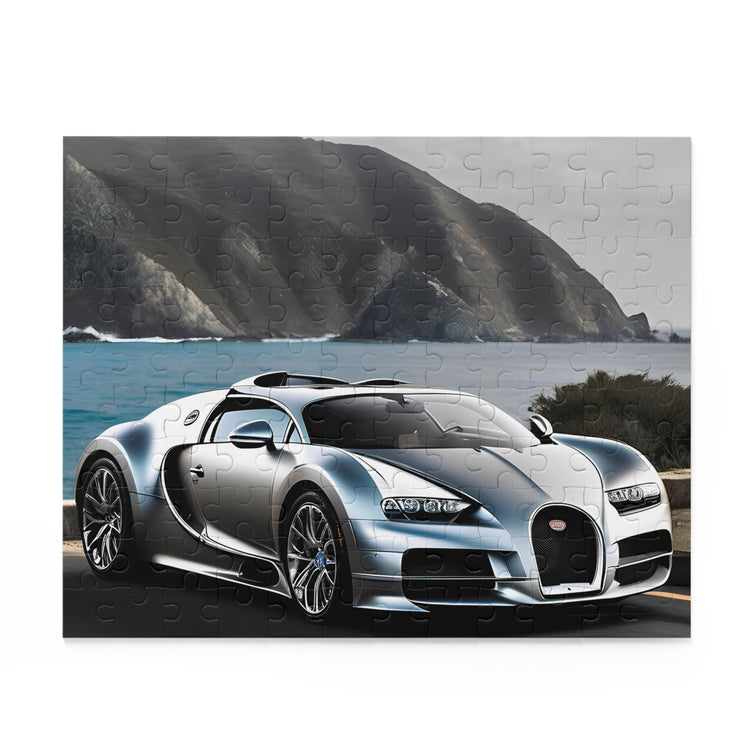 Luxury Car Puzzle, Stunning 3D Bugatti Jigsaw, Perfect Gift for Car Lovers, Family Game Night, Home Decor, 120, 252, 500-Piece