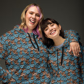 Warm Vibrant 3D Floral All Over Print Hoodie for Women - Stylish Cozy, Perfect for Fall & Winter