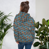 Warm Vibrant 3D Floral All Over Print Hoodie for Women - Stylish Cozy, Perfect for Fall & Winter