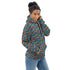 Warm Vibrant 3D Floral All Over Print Hoodie for Women - Stylish Cozy, Perfect for Fall & Winter