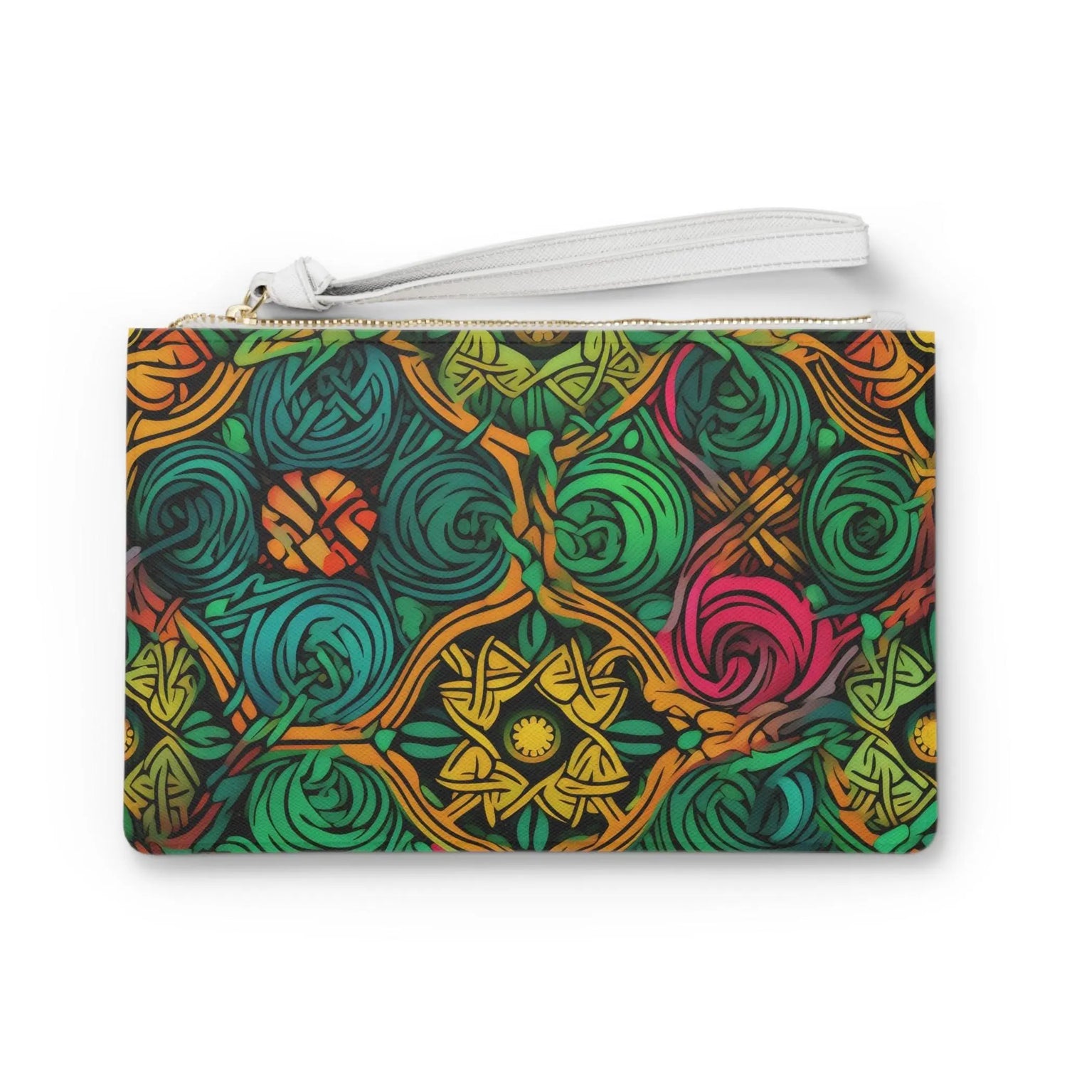 Colorful Boho Clutch Bag for Festivals, Date Night, Stylish Accessory, Gifts for Her, Summer Outings, Handmade Pouch The Aurora Touch