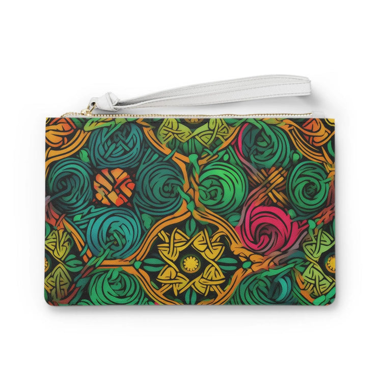 Colorful Boho Clutch Bag for Festivals, Date Night, Stylish Accessory, Gifts for Her, Summer Outings, Handmade Pouch The Aurora Touch